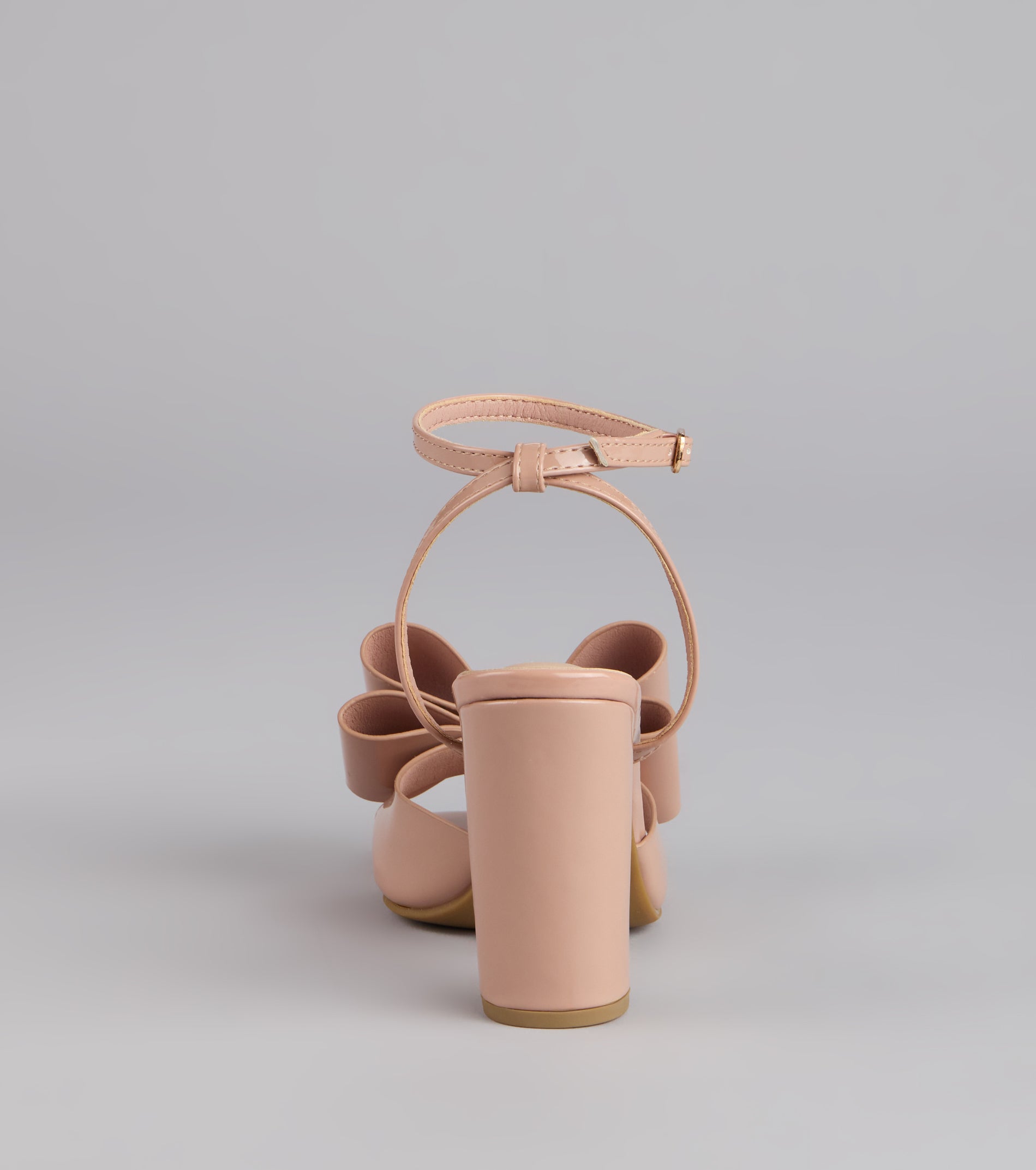 Make A Statement Bow Block Heels - Image 12