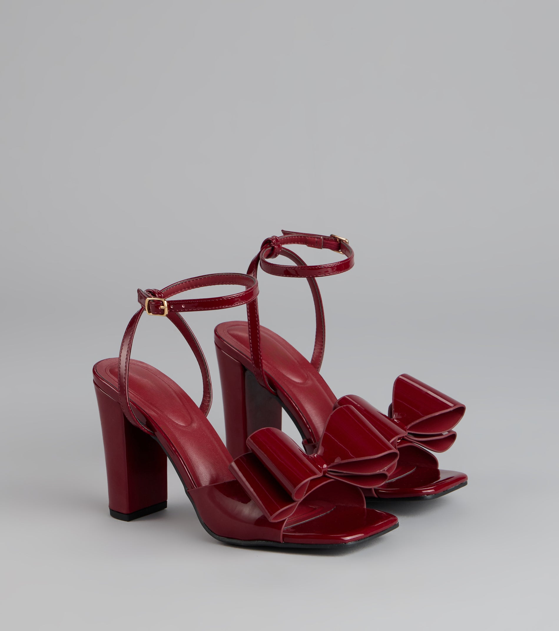 Make A Statement Bow Block Heels - Image 5