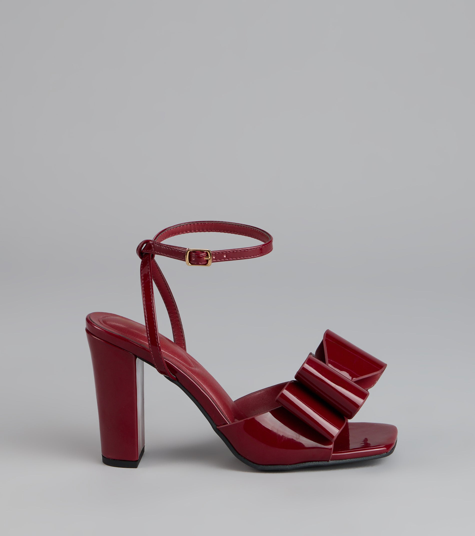 Make A Statement Bow Block Heels - Image 6