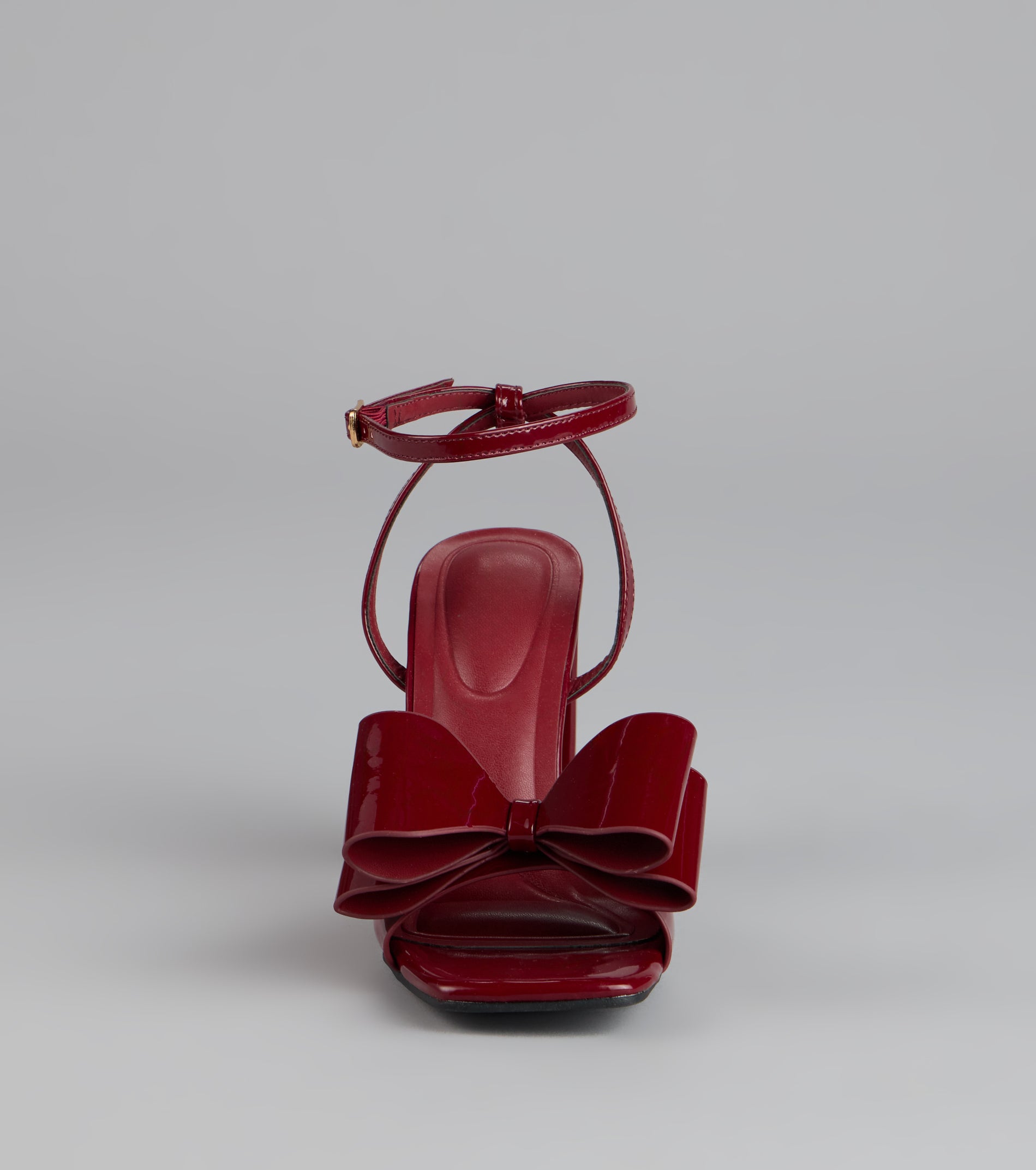 Make A Statement Bow Block Heels - Image 7