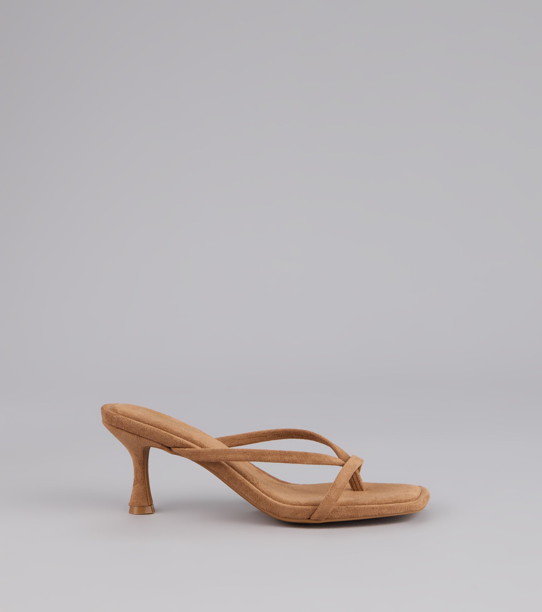 Minimal Mood Faux Suede Kitten Heels - Image 6