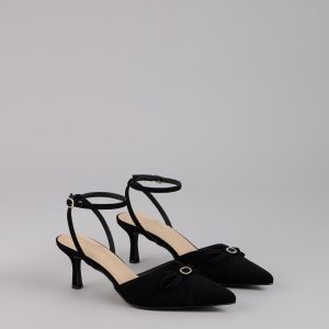 Sweet Point Kitten Bow Heels