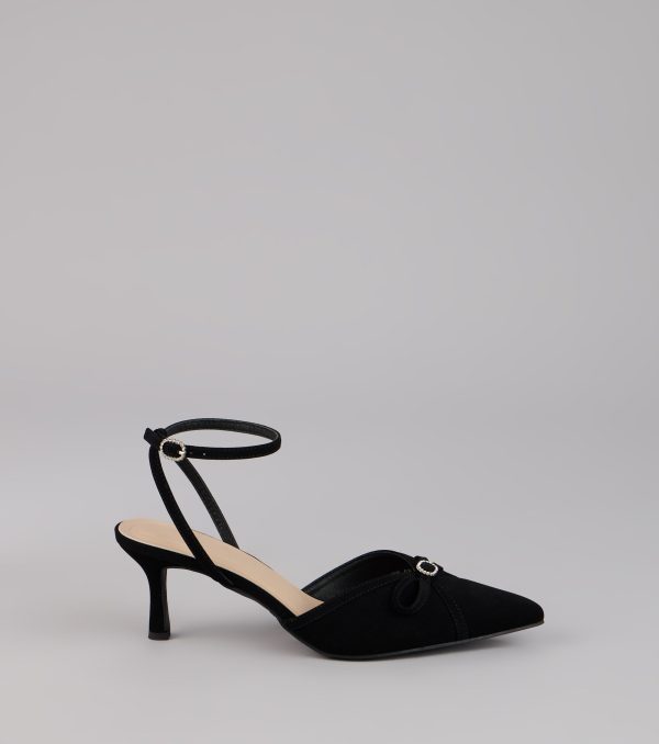 Sweet Point Kitten Bow Heels - Image 2