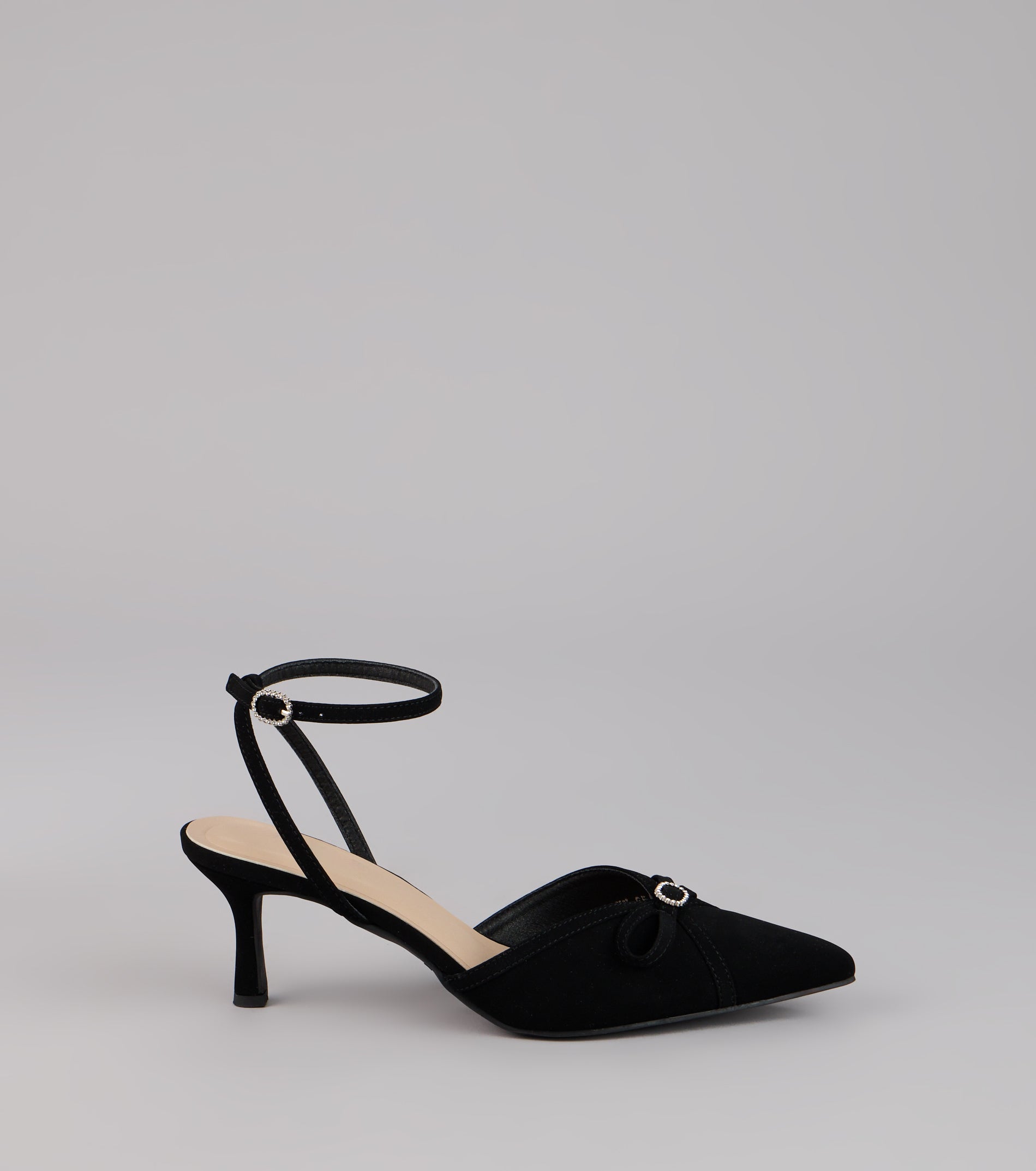 Sweet Point Kitten Bow Heels - Image 2