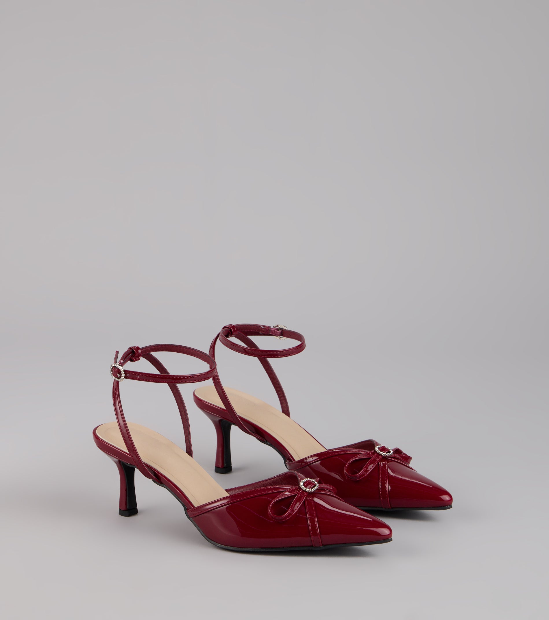 Sweet Point Kitten Bow Heels - Image 5