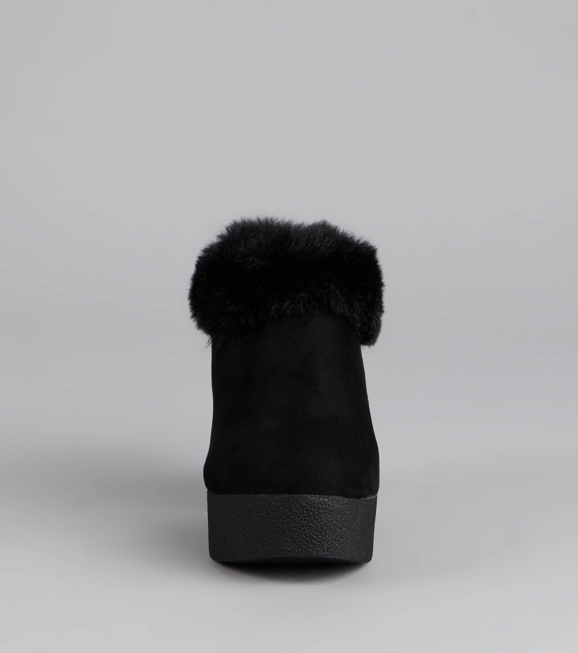 Fuzzy Feel Chunky Clog Mules - Image 3