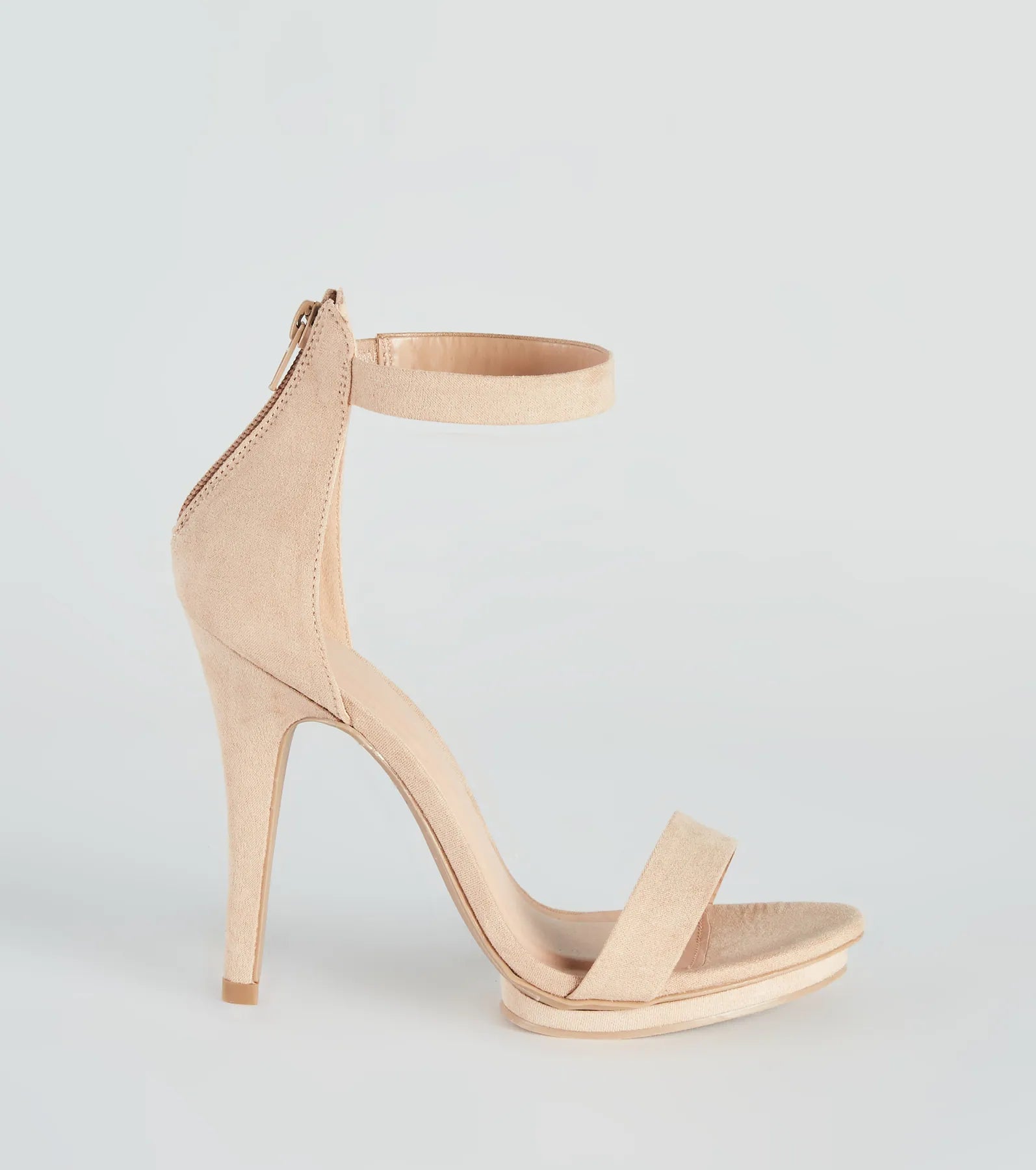 Fab Faux Suede Island Heels - Image 2
