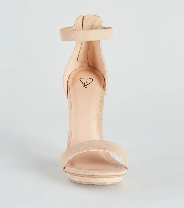 Fab Faux Suede Island Heels - Image 3