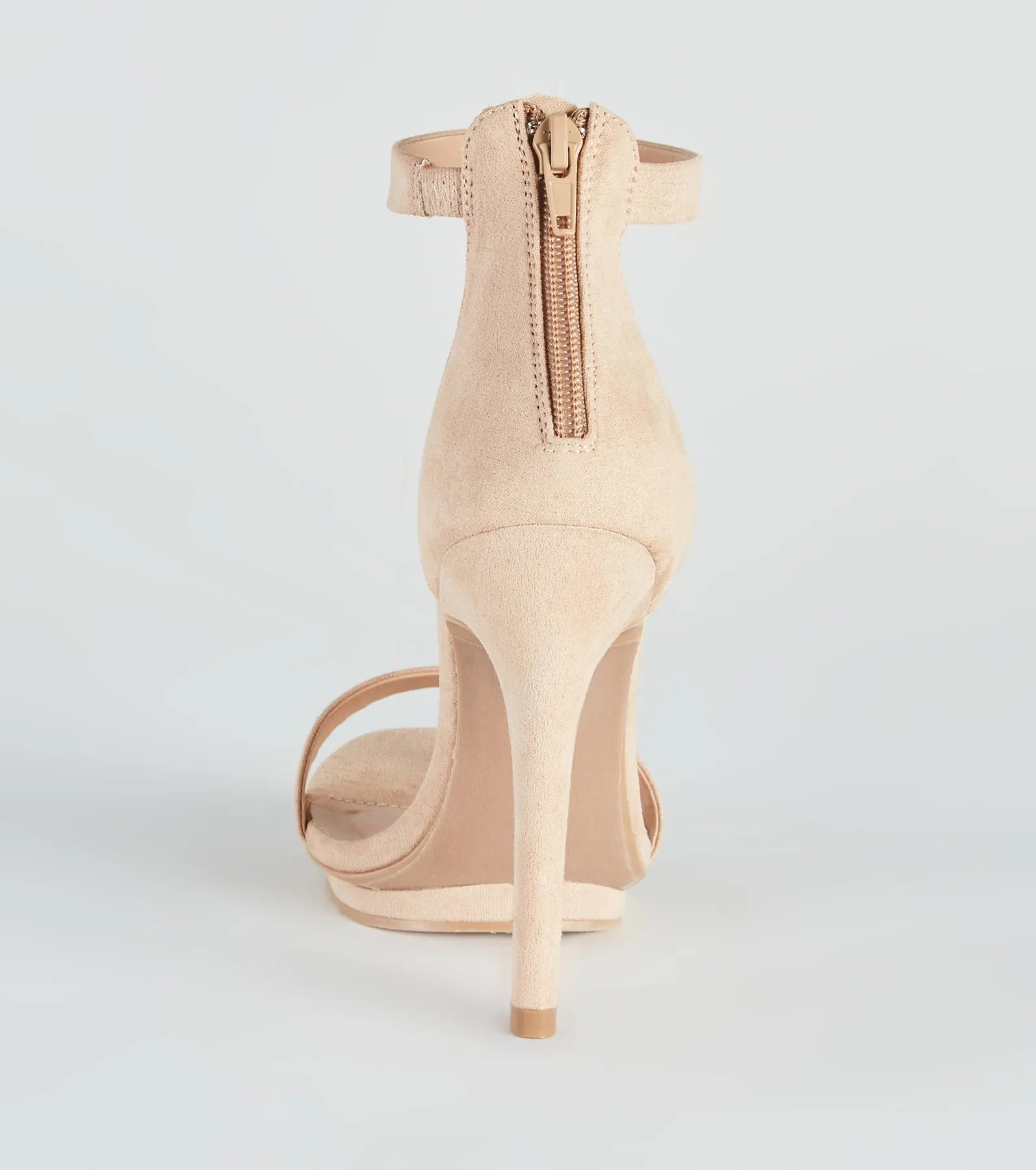 Fab Faux Suede Island Heels - Image 4
