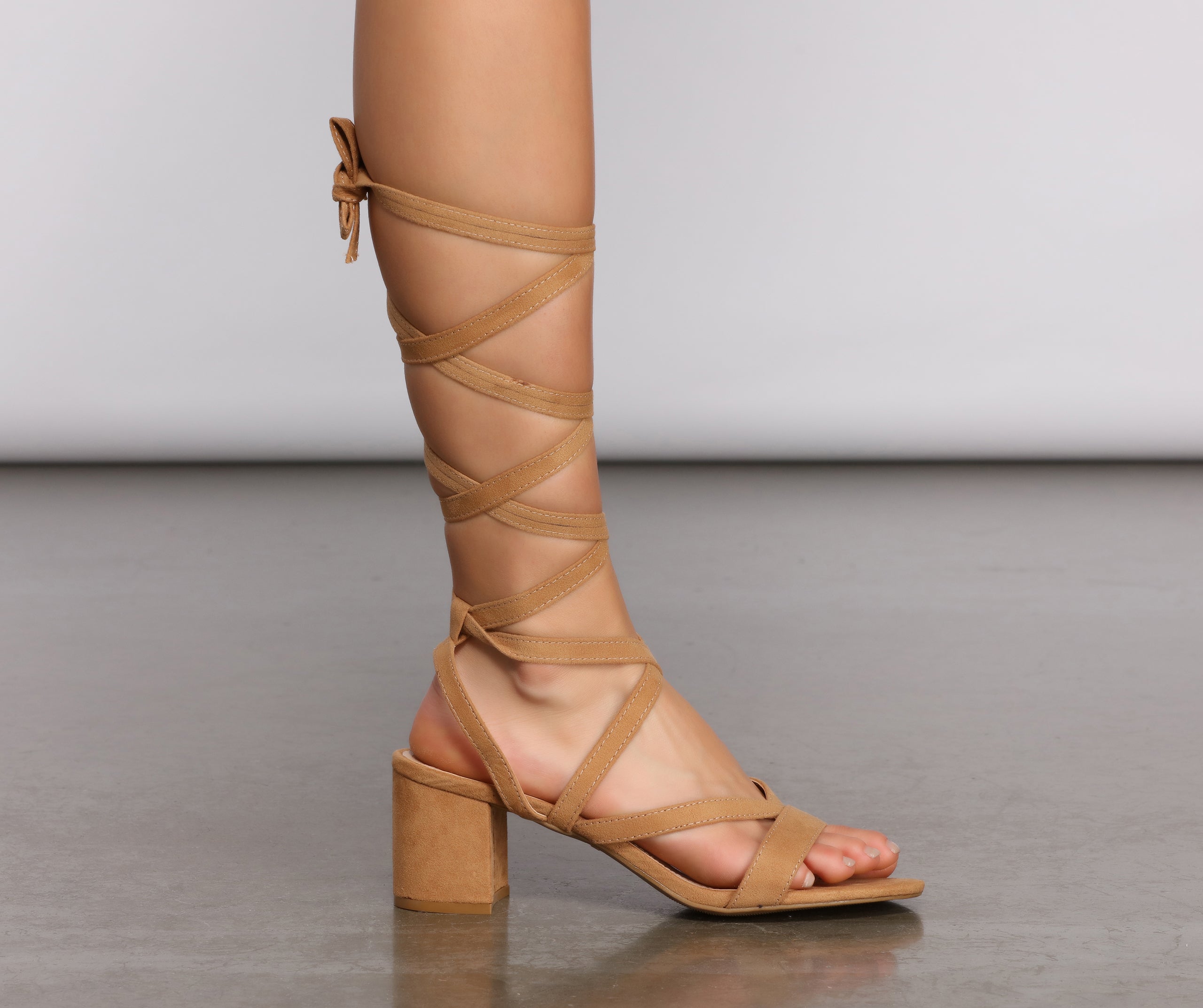 Wrapped In Style Block Heel - Image 2