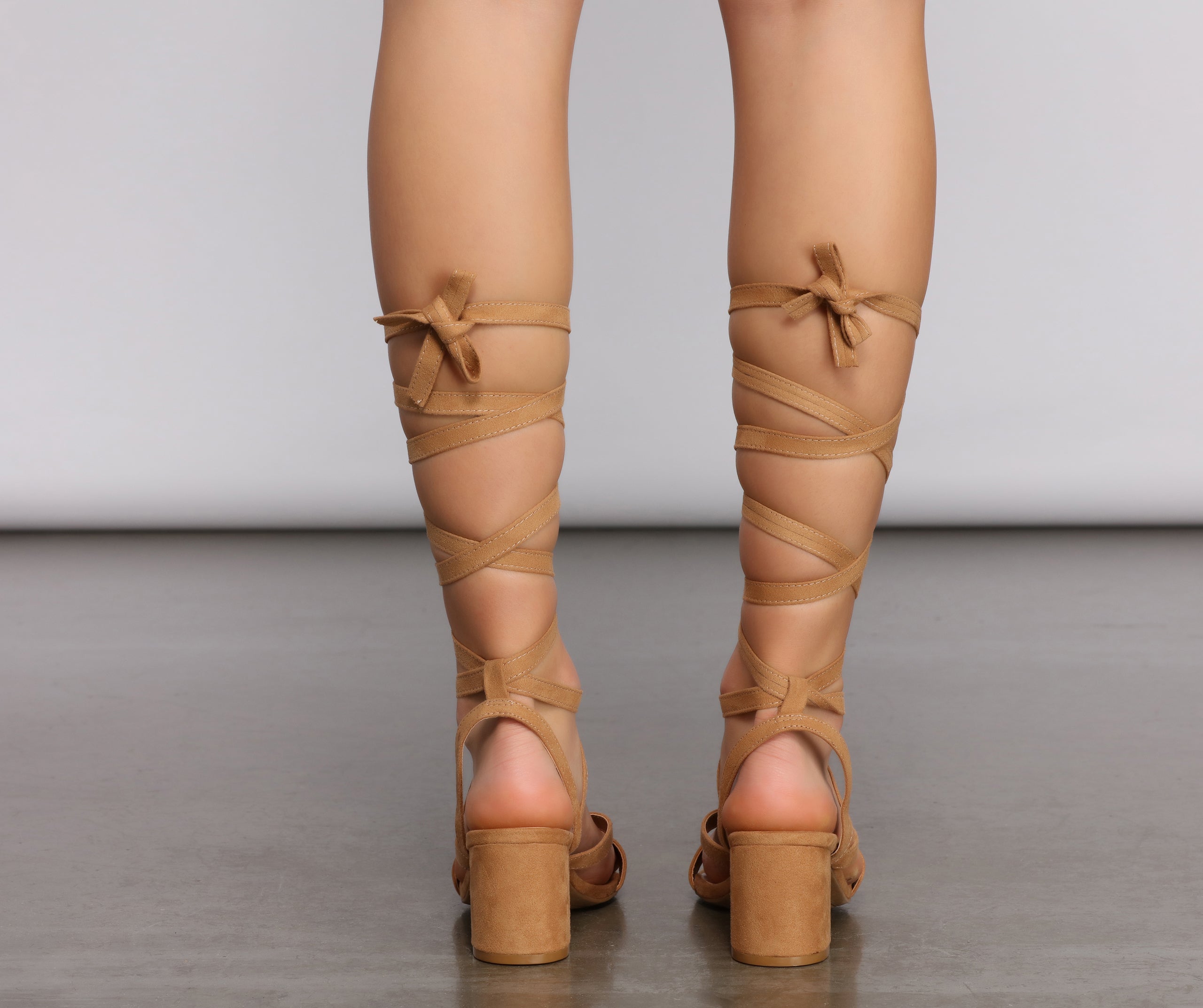 Wrapped In Style Block Heel - Image 3
