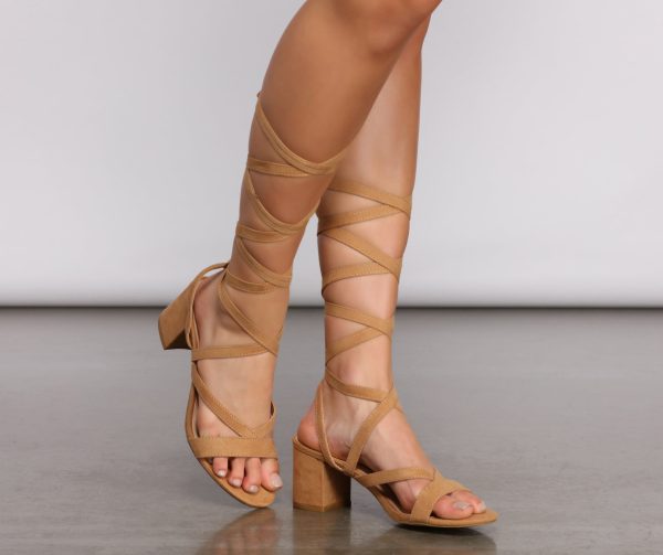 Wrapped In Style Block Heel - Image 4