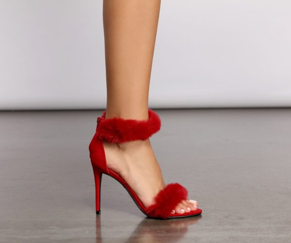 Feeling Extra Faux Fur Stiletto Heel - Image 12