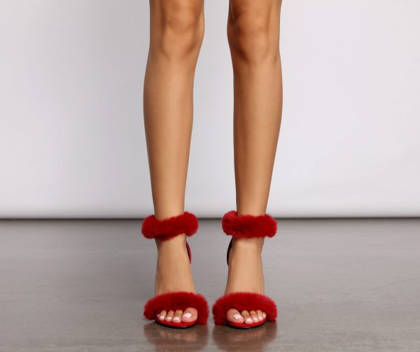 Feeling Extra Faux Fur Stiletto Heel - Image 15