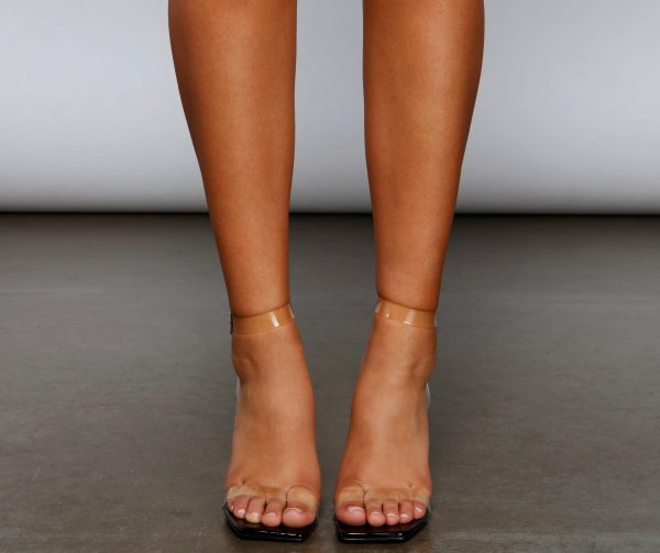 Trendy Babe Lucite Block Heels - Image 2