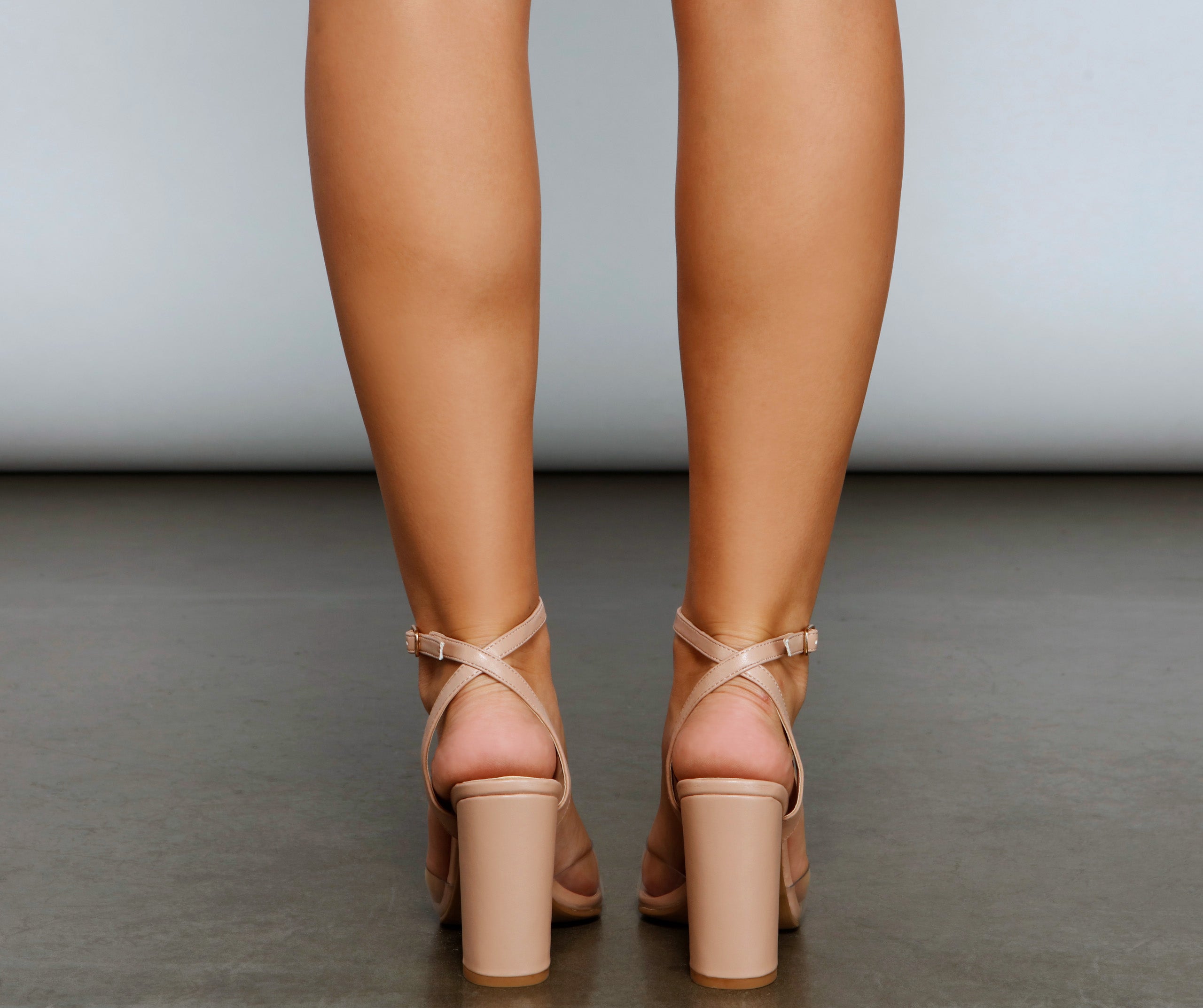 Basic Chic PVC Block Heel - Image 5
