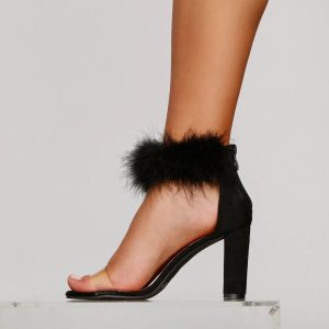 Marabou's Most Wanted Block Heels
