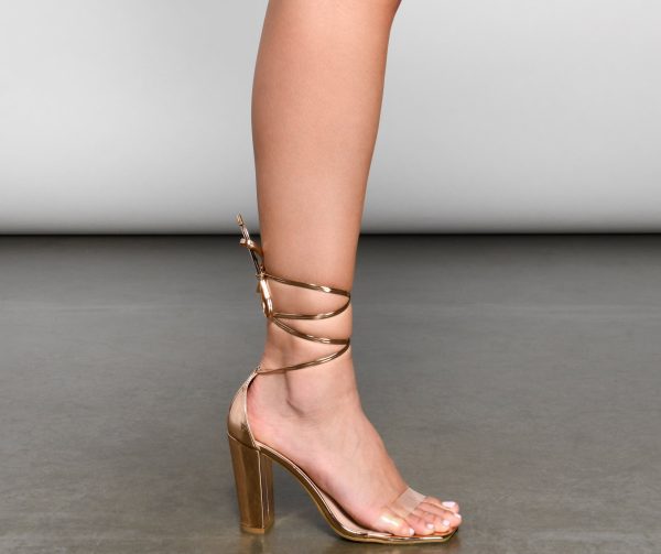 That Luxe Shine Chrome Block Heels - Image 4