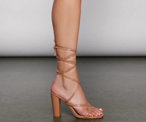 Classic Chic Lace-Up Heels - Image 2