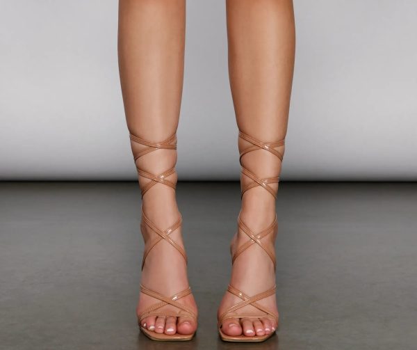 Classic Chic Lace-Up Heels - Image 3