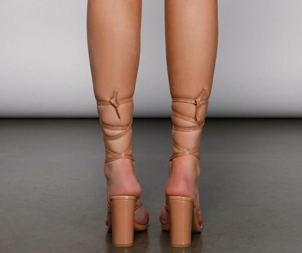Classic Chic Lace-Up Heels - Image 5
