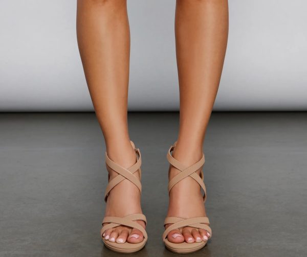 A Chic Vibe Platform Block Heels - Image 7