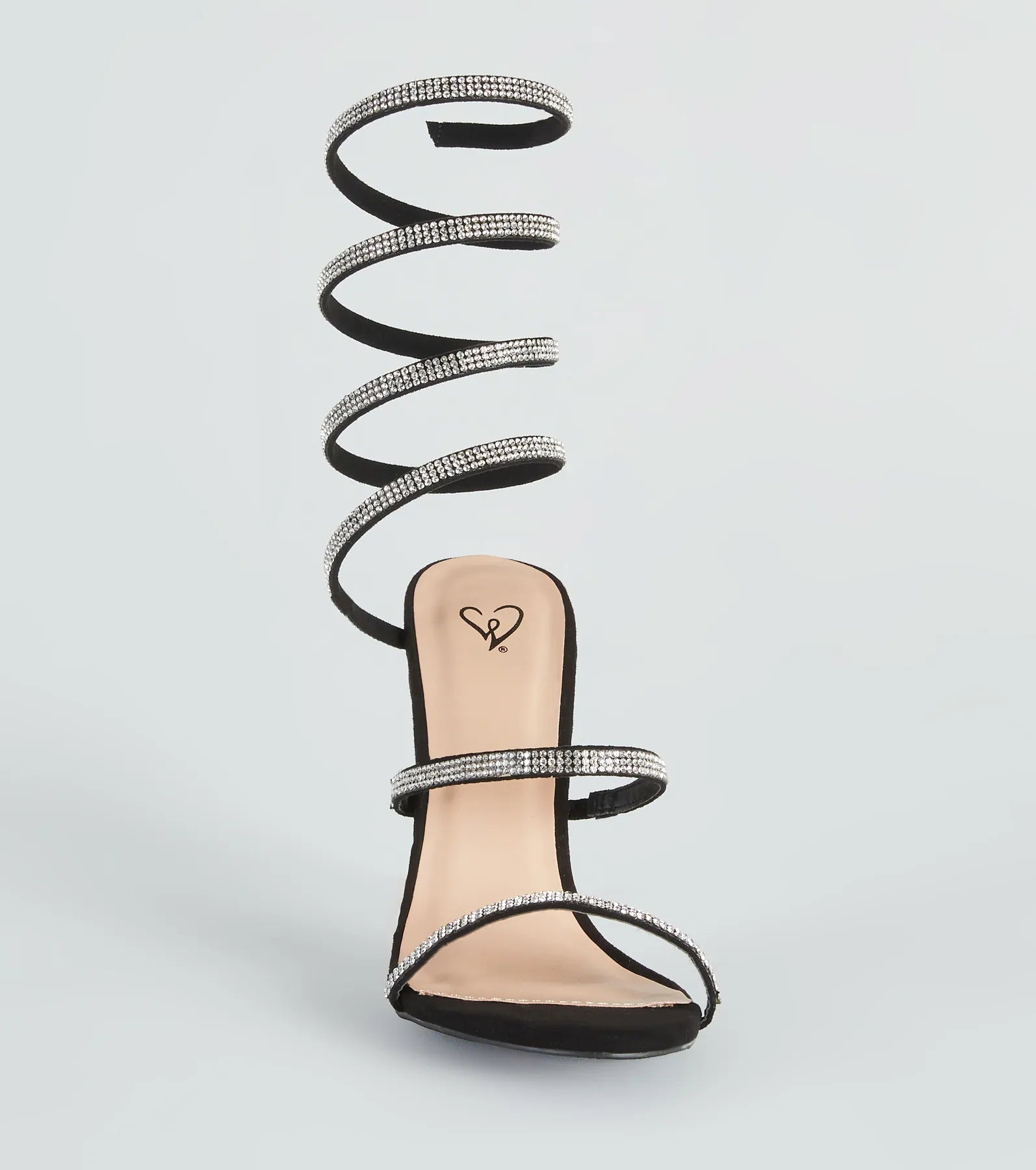 Spiral Rhinestone Stiletto Heels - Image 3