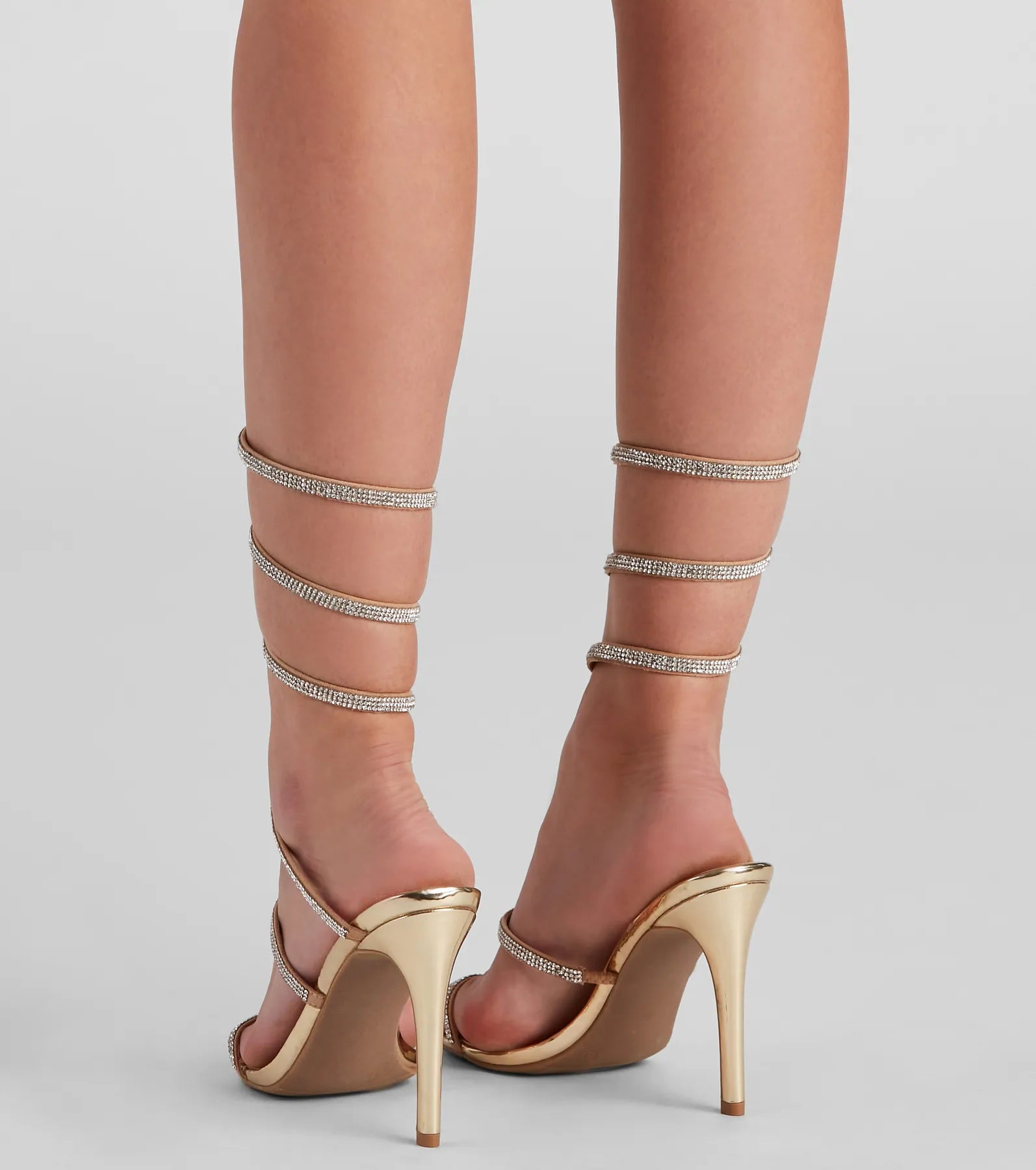 Glow Getter Rhinestone Stiletto Heels - Image 4