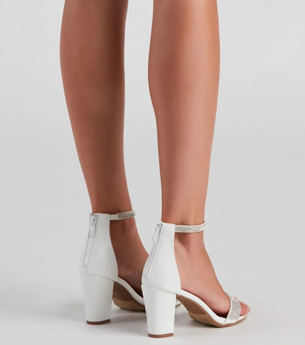 Pop Of Sparkle Rhinestone Heels - Image 4