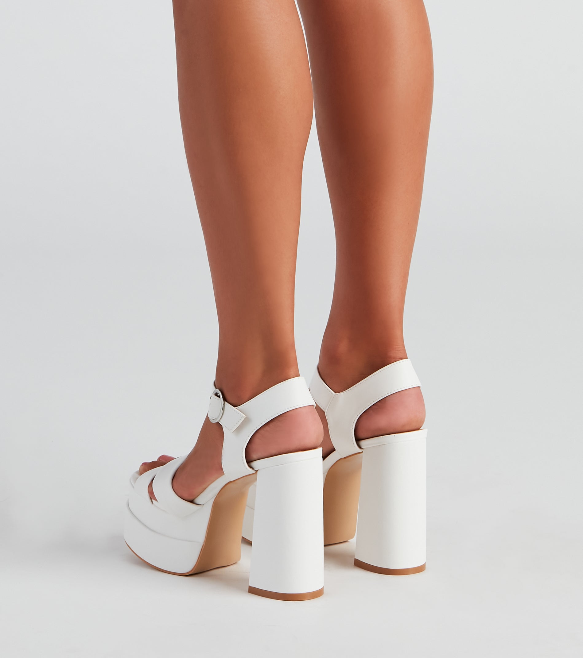 I Need Chunky Nubuck Block Heels - Image 4