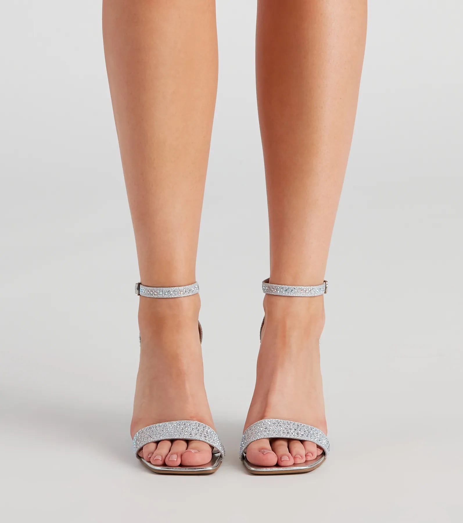 Sparkle Season Rhinestone Block Heels - Image 2