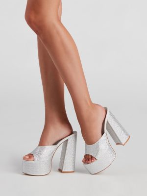 Go-Go Girl Rhine Platform Mules