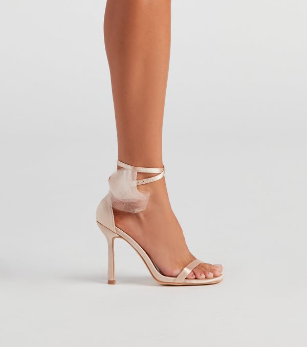 Glam Girl Vibes Satin Stiletto Heels - Image 11