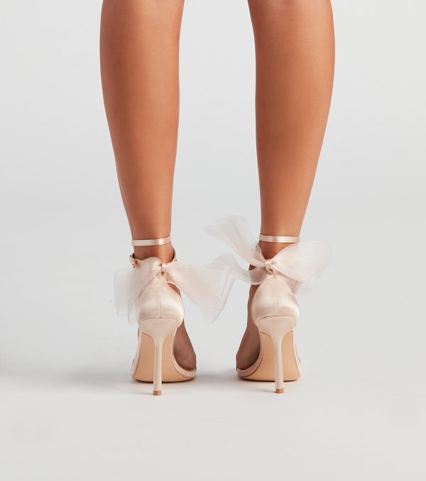 Glam Girl Vibes Satin Stiletto Heels - Image 12
