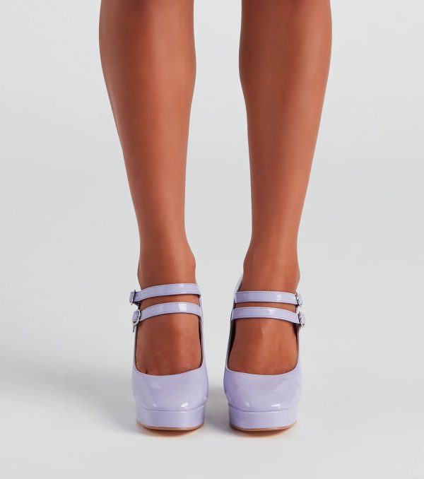 Such A Doll Patent Mary Jane Heels - Image 2