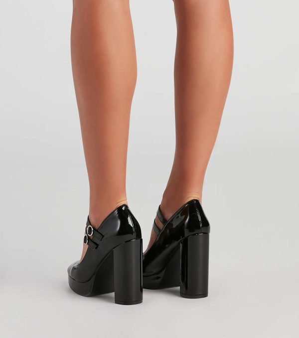 Such A Doll Patent Mary Jane Heels - Image 8