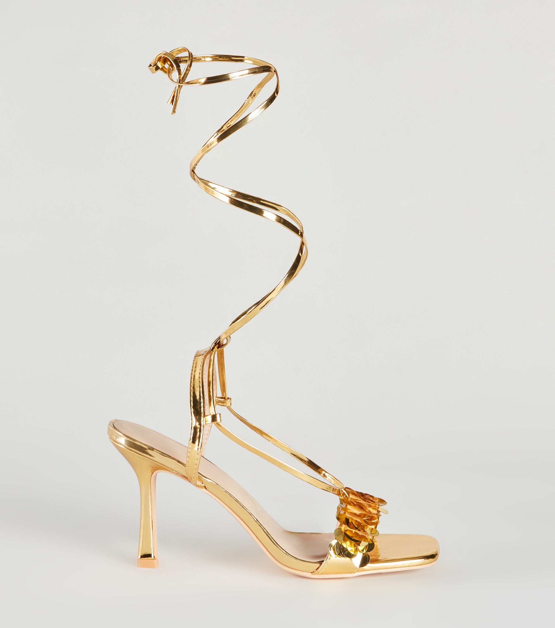Remember Me Metallic Sequin Stiletto Heels - Image 2