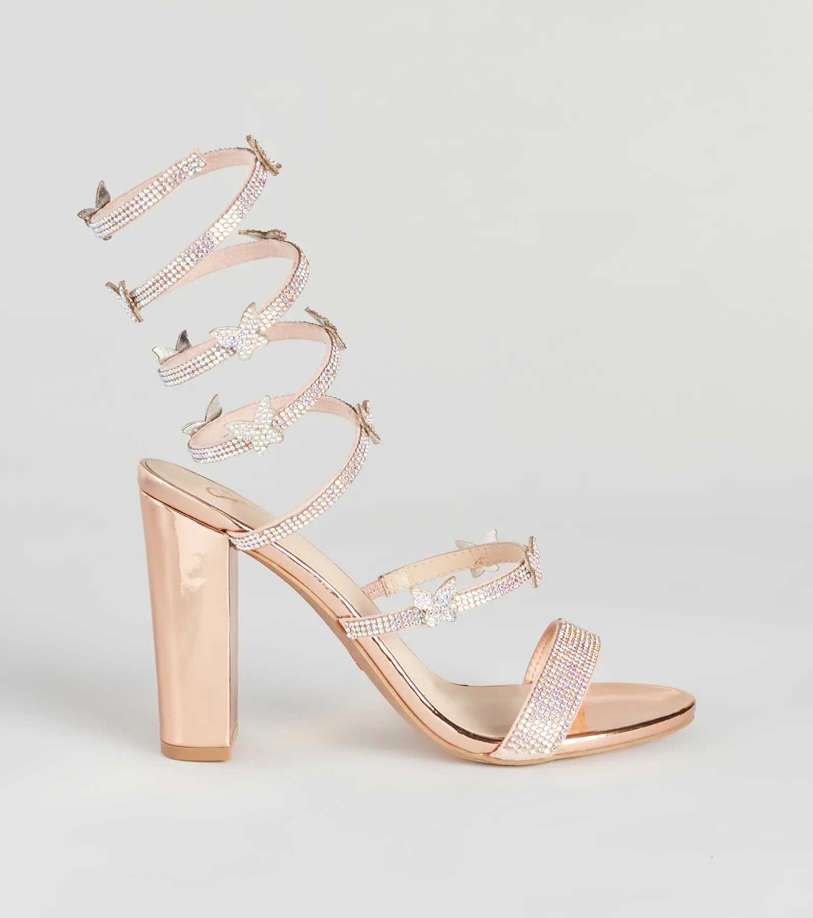 Butterfly Mystique Rhinestone Spiral Heels - Image 2