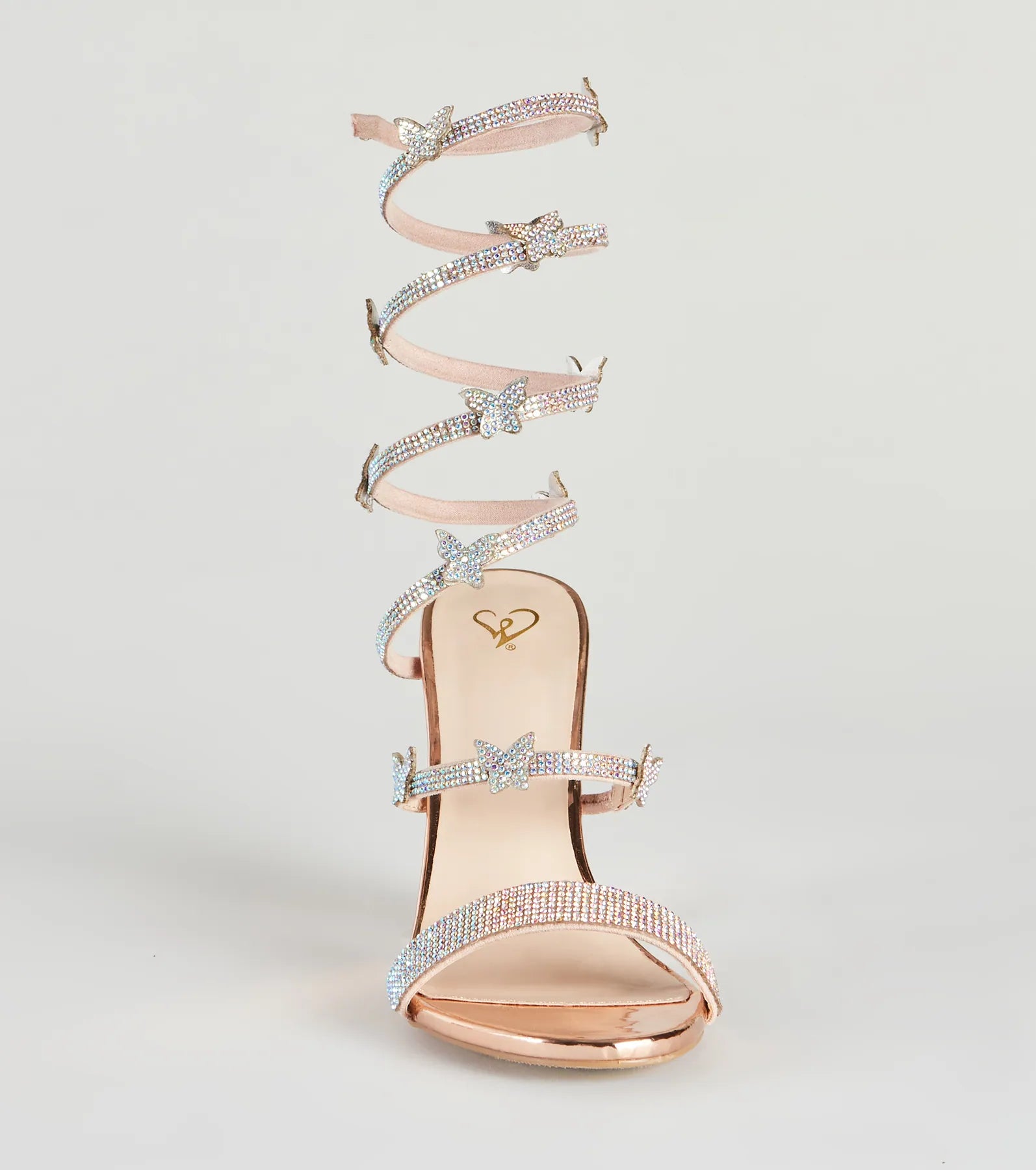 Butterfly Mystique Rhinestone Spiral Heels - Image 3