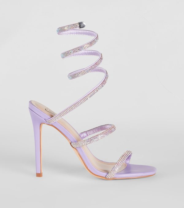 Signature Glam Rhinestone Spiral Stiletto Heels - Image 6