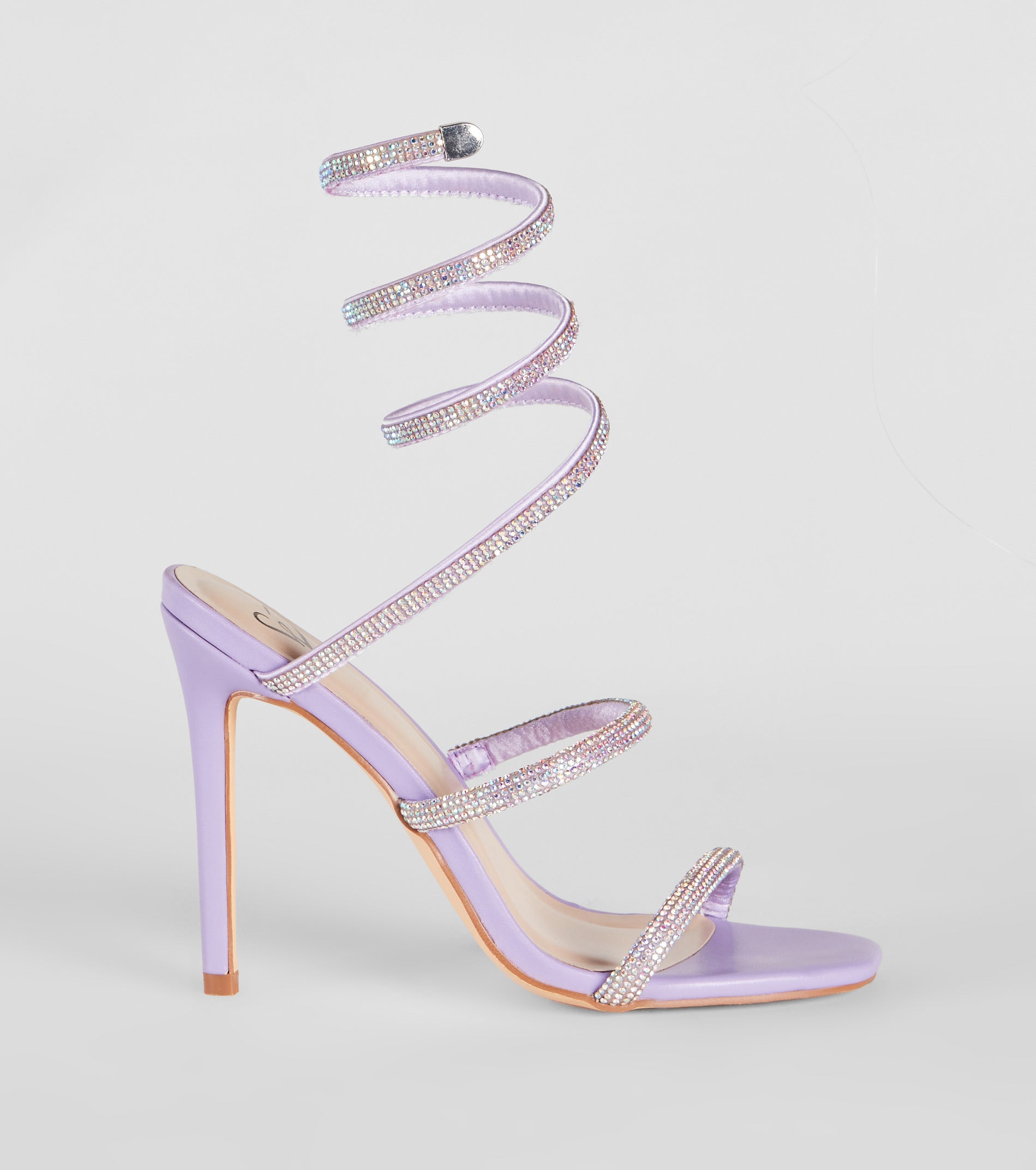 Signature Glam Rhinestone Spiral Stiletto Heels - Image 6