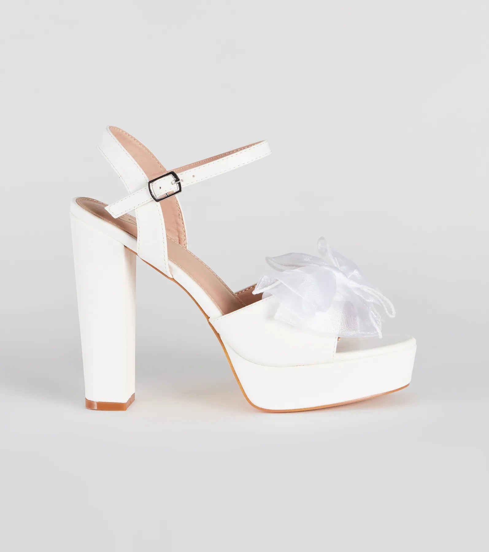 Gorgeous Statement Bow Platform Heels - Image 2