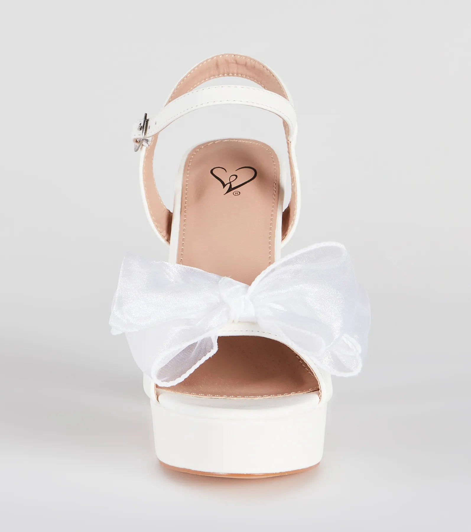 Gorgeous Statement Bow Platform Heels - Image 3