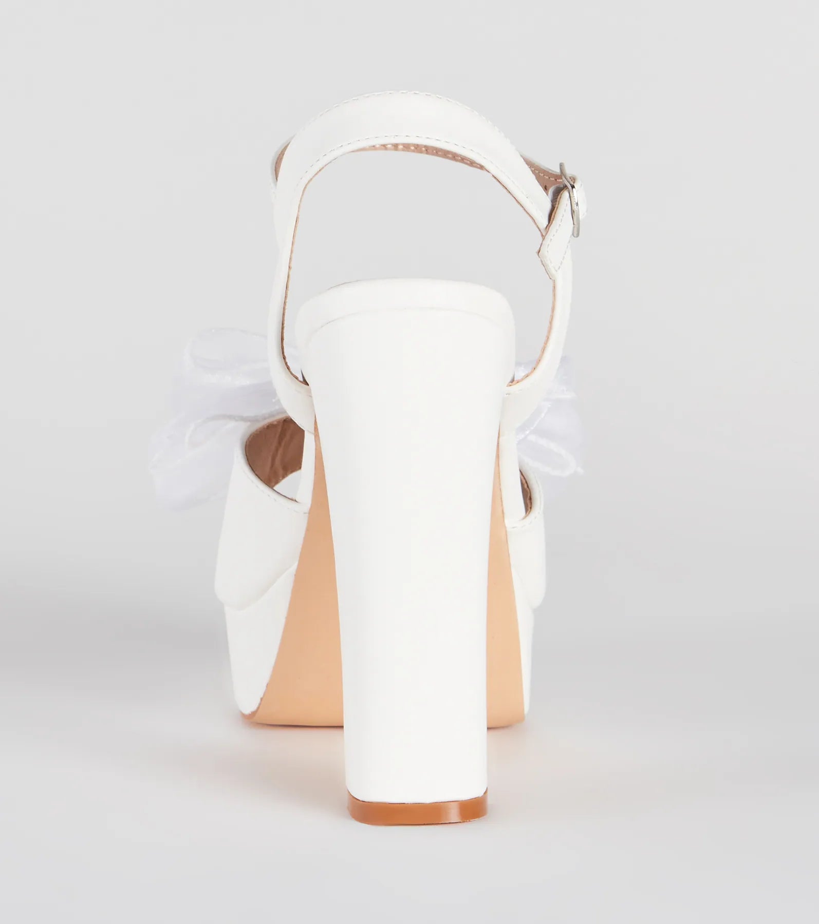Gorgeous Statement Bow Platform Heels - Image 4