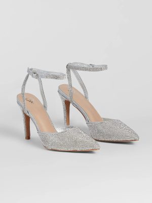 Here For The Glamour Rhinestone Stiletto Pumps