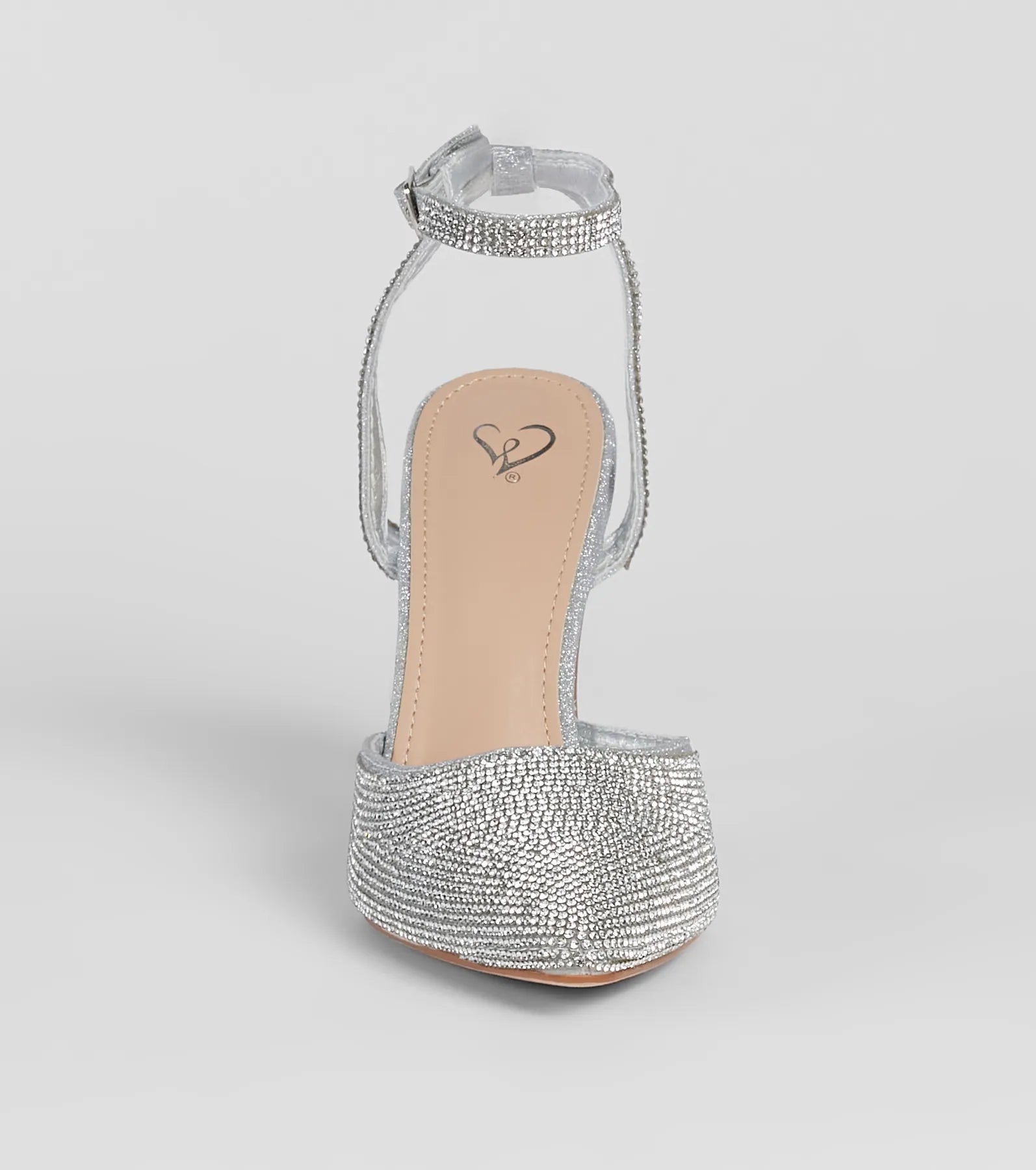 Here For The Glamour Rhinestone Stiletto Pumps - Image 3
