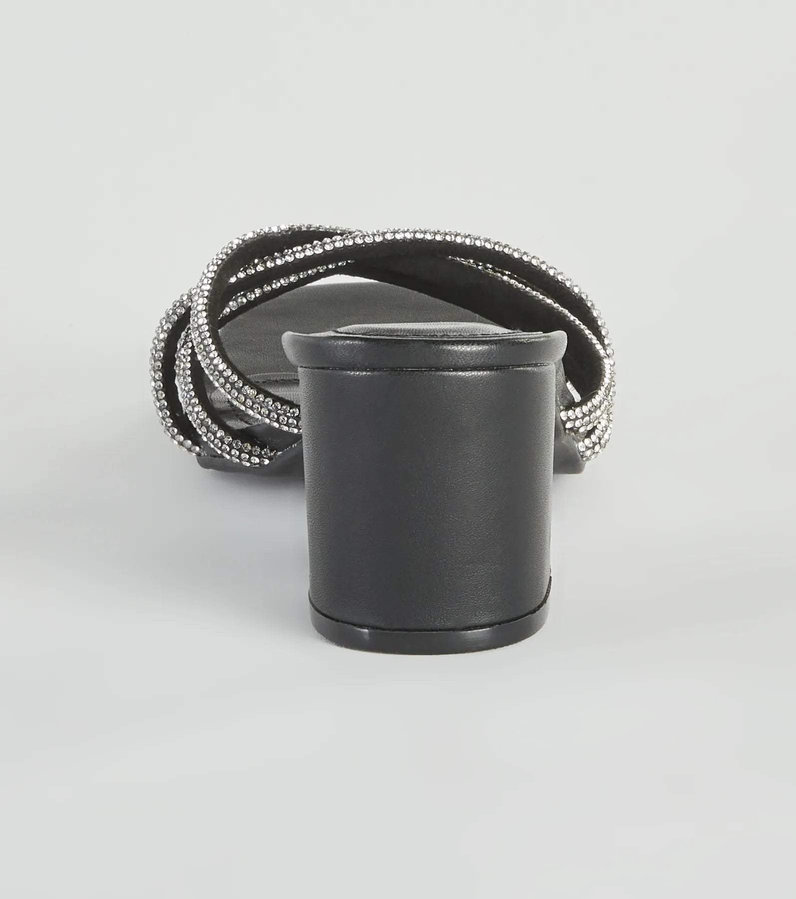 Time To Sparkle Rhinestone Low-Heel Mules - Image 4