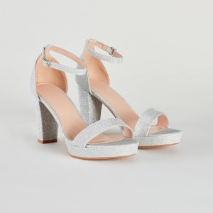 Shine Endeavors Glitter Platform Heels