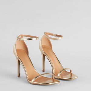 Classic Moves Faux Leather Stiletto Heels