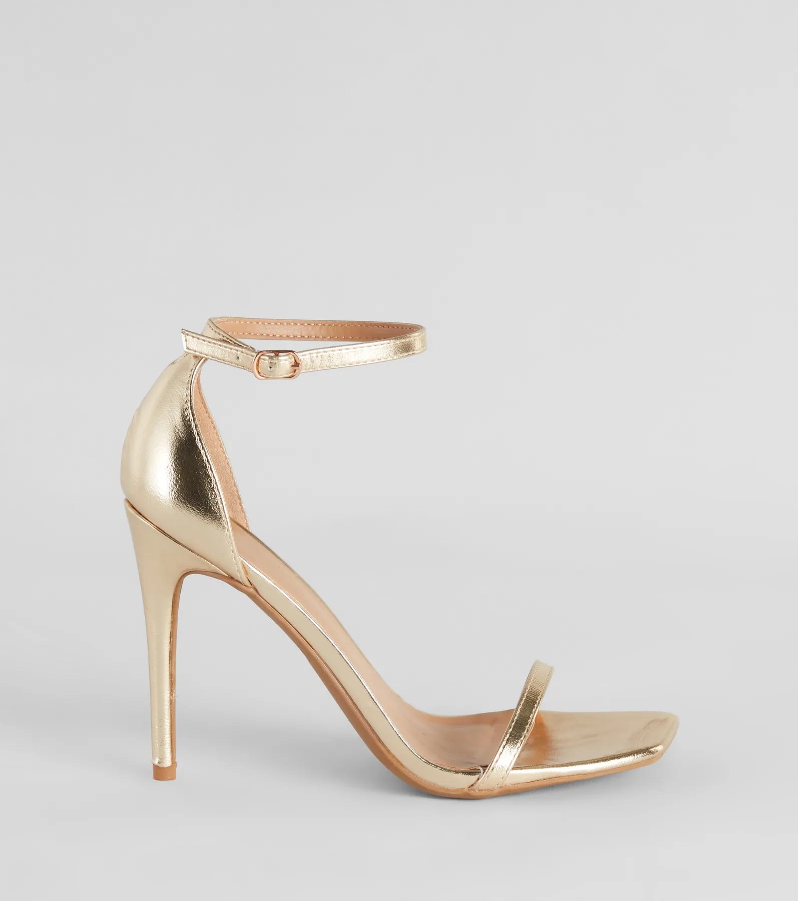 Classic Moves Faux Leather Stiletto Heels - Image 2